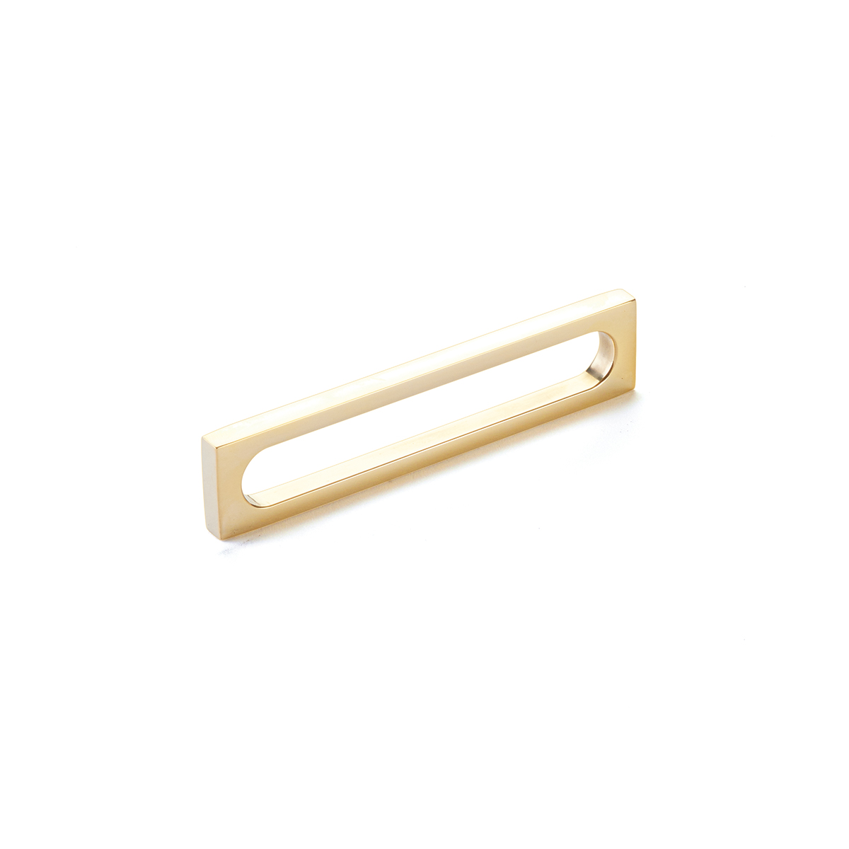 10033-UNBR Unlacquered Brass Cabinet Pull | Schaub and Company
